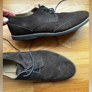 Calvin Klein Dark Brown Suede Men's Lace Up Shoes. Men | Color: Brown | Size: 12